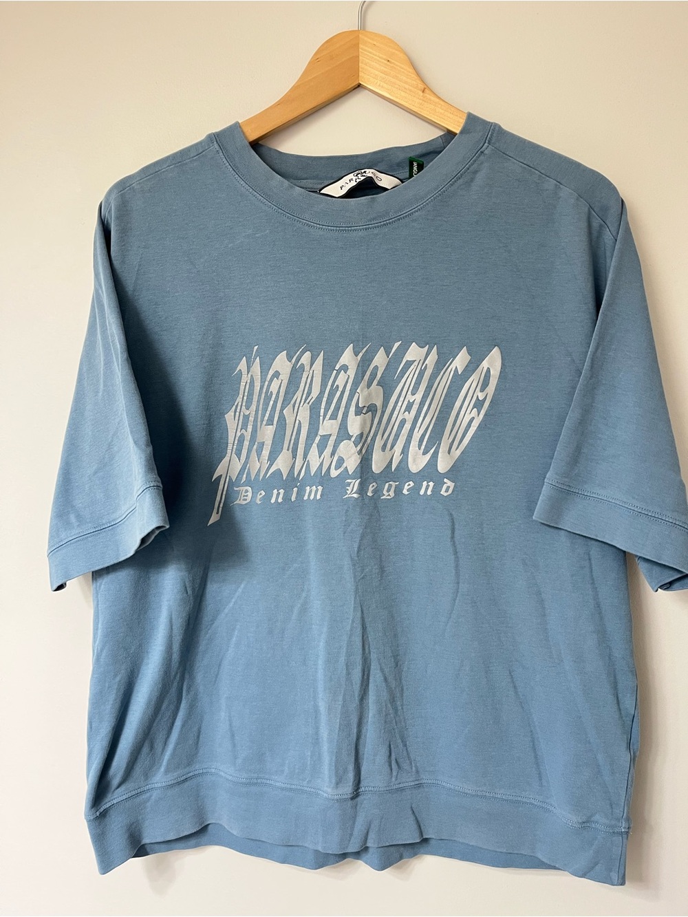 Retro Parasuco Men's Blue Graphic Tee L